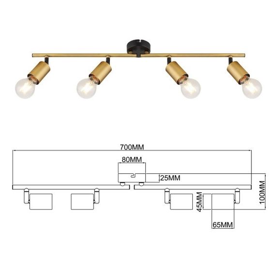 Спот Rivoli Jordana 7038-704 Б0054667