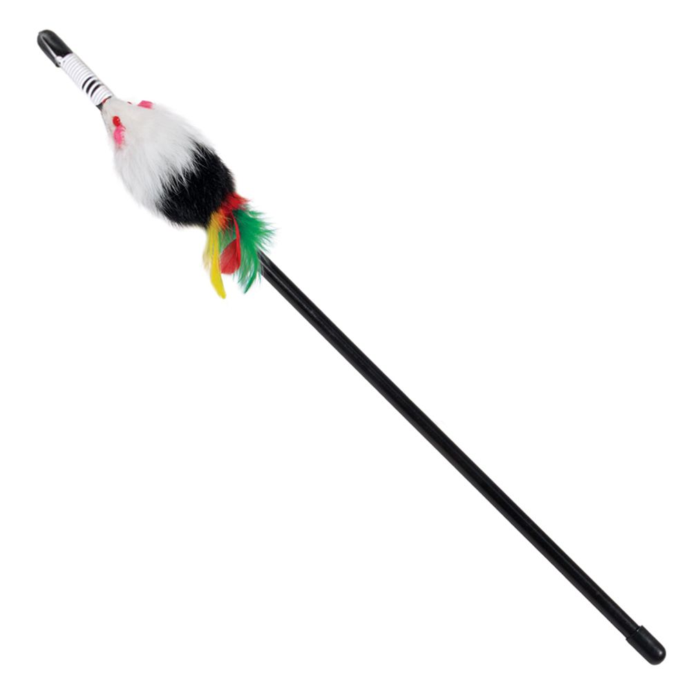 Игрушка-дразнилка для кошек Triol "Мышка", 65/500мм