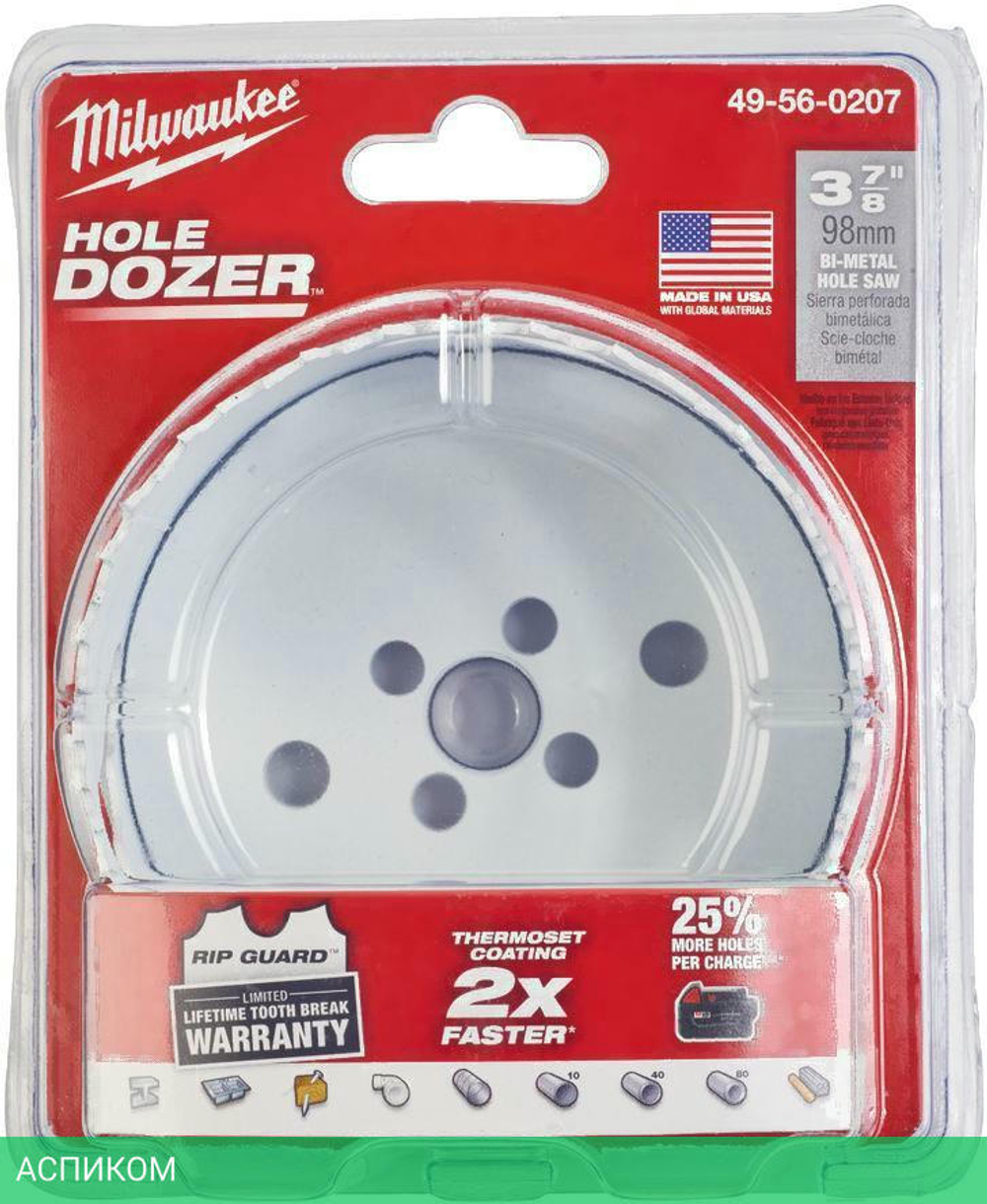 Коронка Milwaukee Hole Dozer 98мм (49560207)