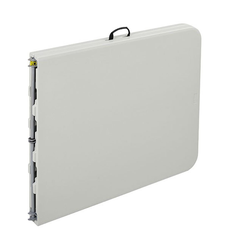 Стол-книжка пластиковый разборный бело-серый
