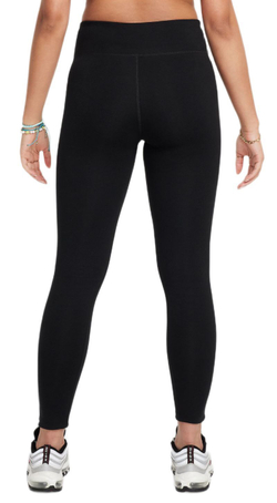 Брюки для девочки теннисные Nike Sportswear Classic High-Waisted - black/white