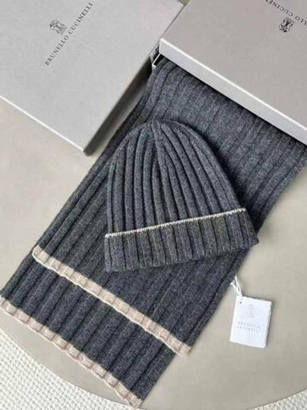 Комплект шапка и шарф Brunello Cucinelli