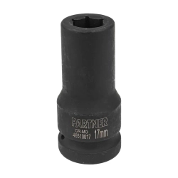 Головка ударная глубокая 17мм (6гр),3/4'' Partner PA-46510017