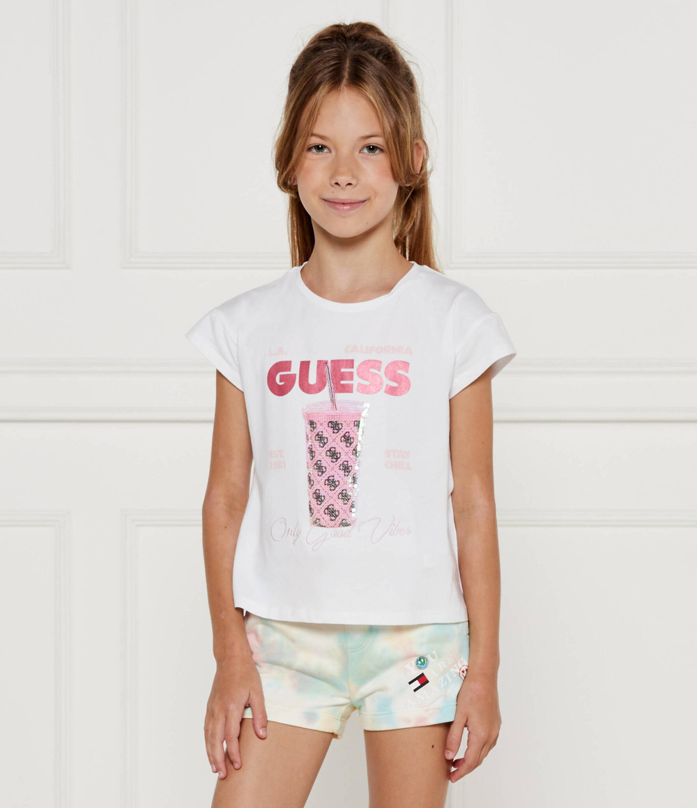 Футболка Guess - белый(K4GI24 K6YW4)