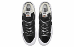 Кроссовки Sacai X Nike Blazer Low Black Patent Leather