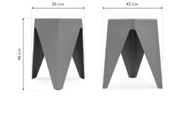 Табурет Korner black