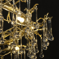 10068/800 GD Подвесная люстра LOFT IT Bijout