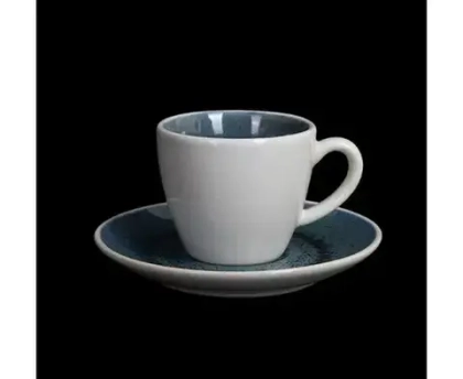 Кофейная пара 80 мл, голубой «Corone Oceano» Китай фк1590 (10228010/180722/3268861/1, )