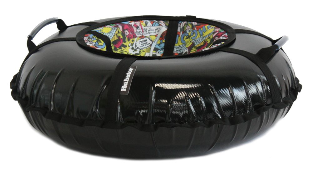 Тюбинг Hubster Ринг Pro черный, супер герои