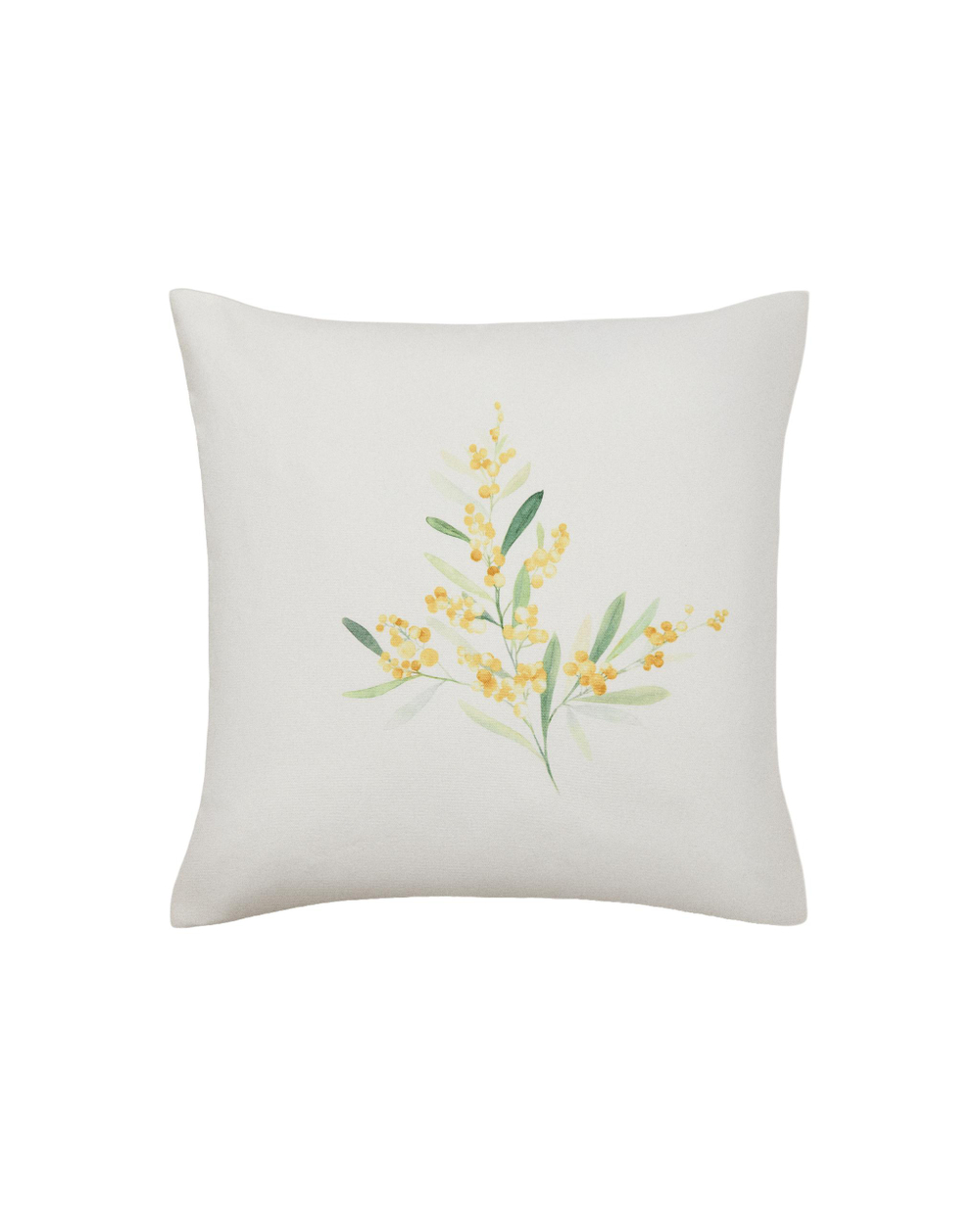 Zara Home наволочка декоративная из хлопка, молочный, 45x45 см
