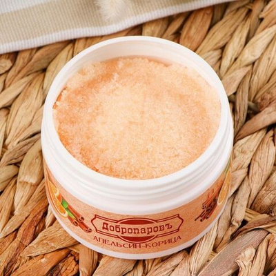 Сахарный скраб для тела «Апельсин-корица» - 250 мл. (Цвет: не задано)