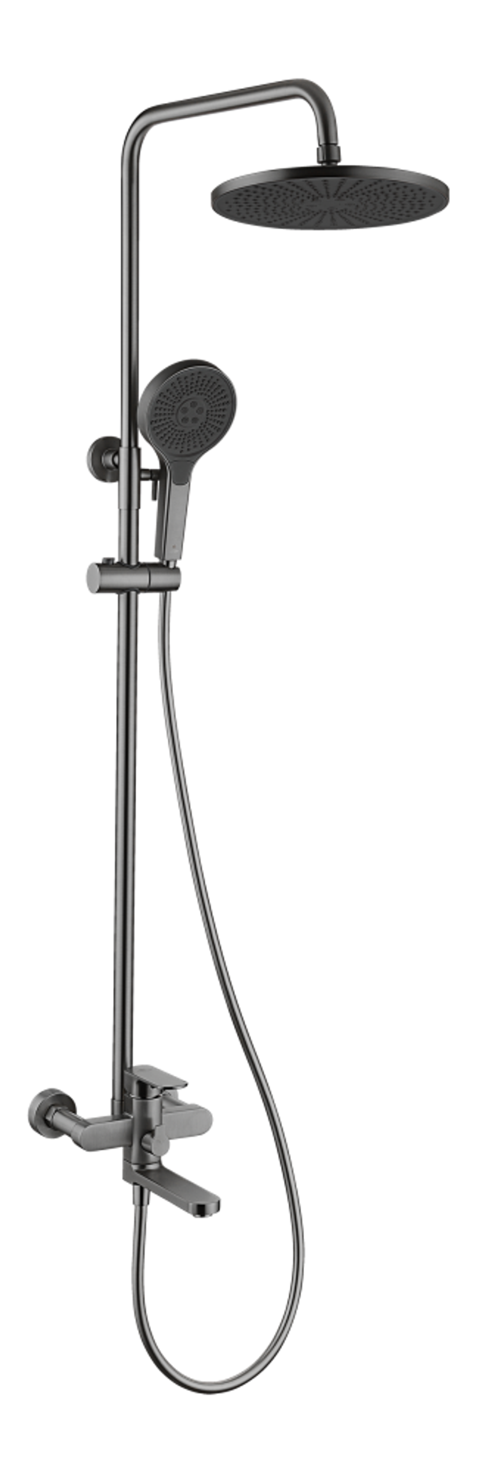 06161-Q Душевая система (ГРАФИТ) GANZER (5/1шт)