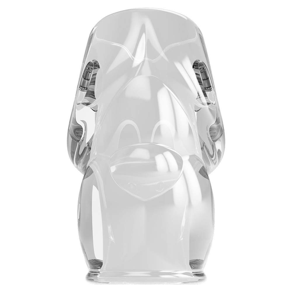 Прозрачная насадка на пенис Oscar (Цвет: прозрачный)