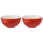 Набор пиал birds of paradise, 190 мл, красные, 2 шт.