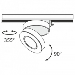 Трековый светильник Maytoni Technical TR006-1-12W3K-W