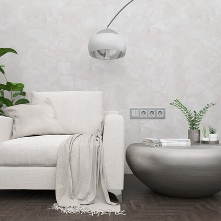 Рамка на 4 поста Aluminium (алюминий)