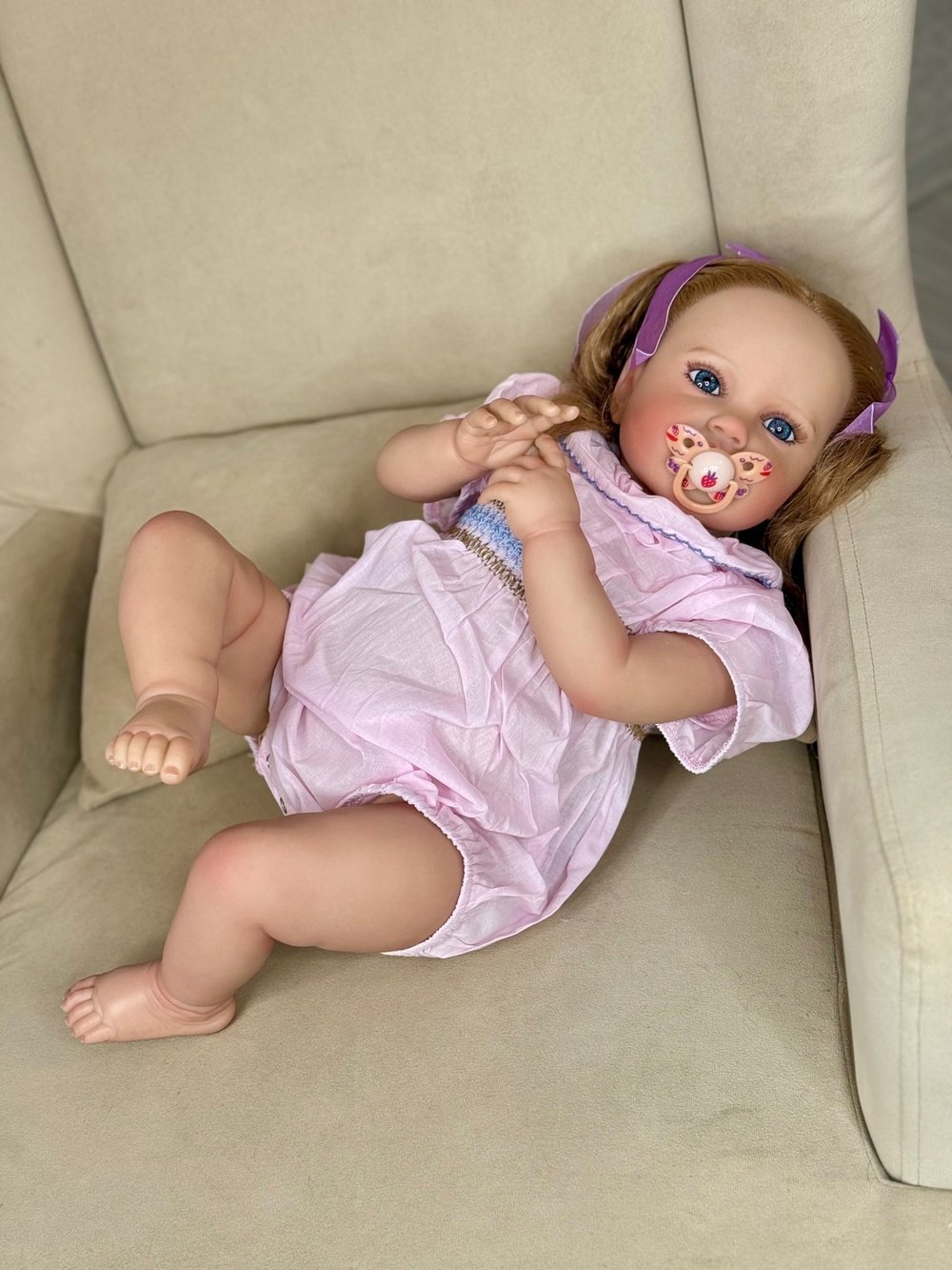 Кукла Реборн мягконабивная 60см (FA-964)