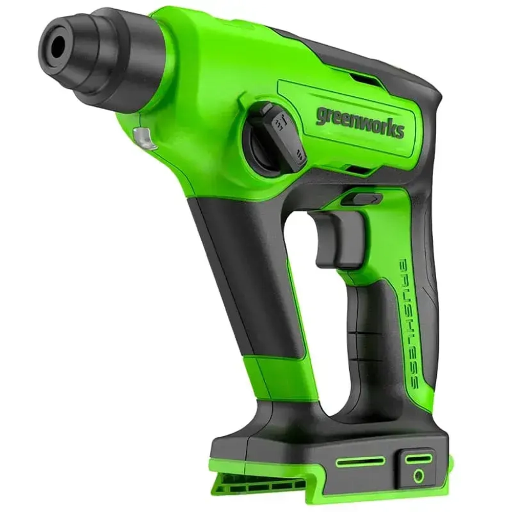 Аккумуляторный бесщеточный перфоратор GreenWorks GD24SDS1K2 3803107UA (в комп. 1хАКБ 2 А.ч и ЗУ в сумке)