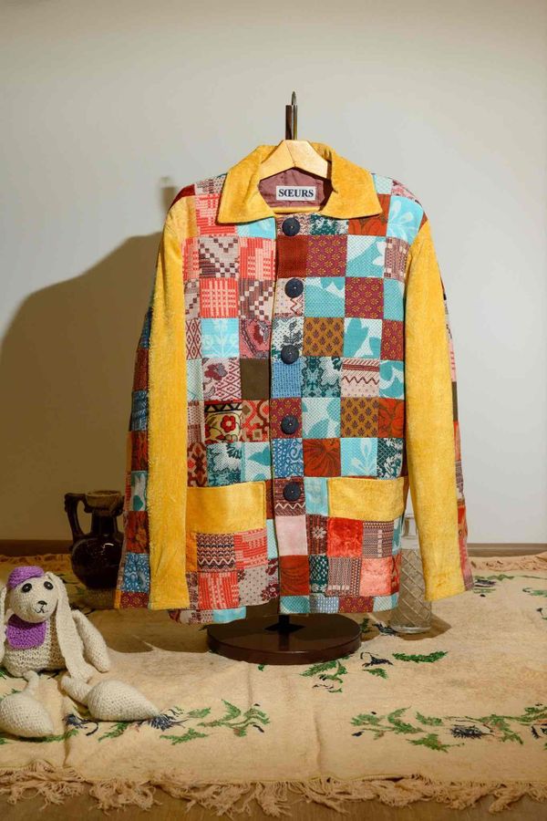 Куртка Yellow Velvet Jacket - фото 1