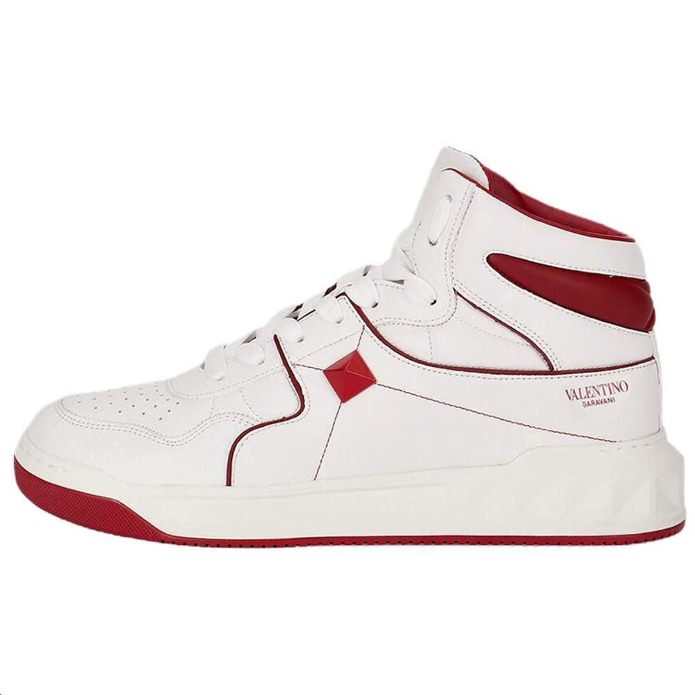 Valentino High top High top Stylish Skateboarding Shoes Men"s White