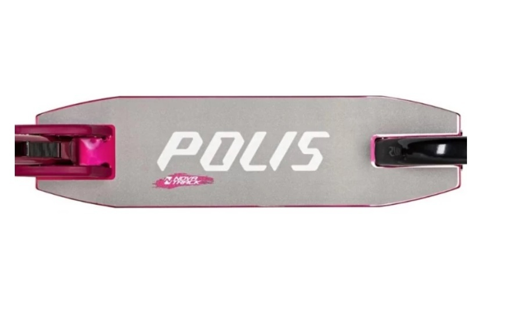 Самокат детский Novatrack Polis PRO'30, 160 мм, розовый