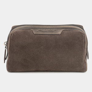 Несессер Trapèze из замши и кожи теленка, цвета латте