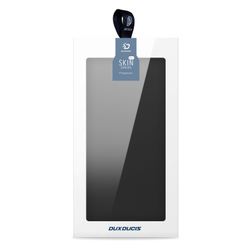 Чехол книжка из PU кожи черного цвета от Dux Ducis для Xiaomi Redmi Note 14 Pro+ 5G, серия Skin Pro Series Case