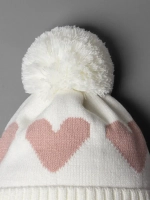 Шапка для девочки на осень с манишкой