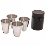 Набор стопок туристических 4шт*80 мл