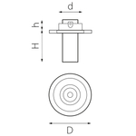 i617262 Светильник INTERO TUBO LED 10W 500LM 60G ЧЕРНЫЙ/БЕЛЫЙ 3000K (217617+217262)