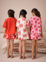 Пижама для девочки Next AC2-710, 3 шт., Розовый, Белый, Красный