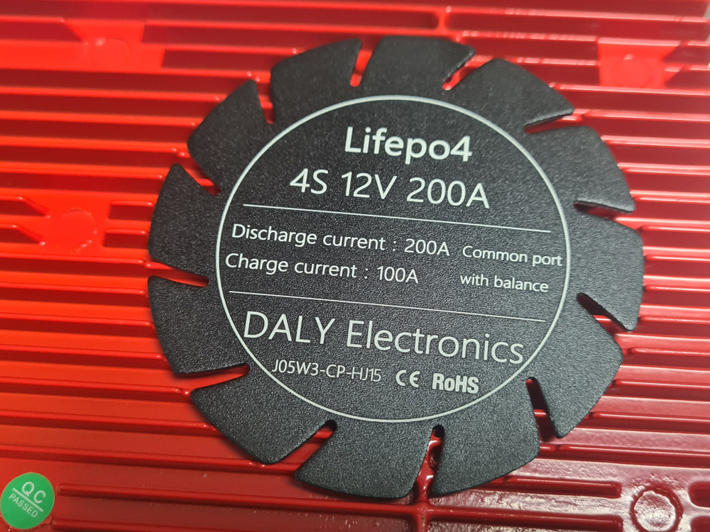 Плата контроля BMS LiFePO4 4S 12V 200A