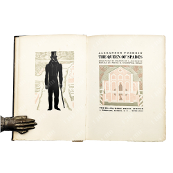 [Редкость] Пушкин А.С. Пиковая дама. Лондон: The Blackmore Press, 1928. Гравюры А.А. Алексеева