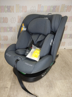Автокресло детское Indigo E-Tron ISOFIX I-SIZE 0-36 серый