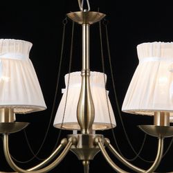 Подвесная люстра ILLUMICO IL0023 IL0023-5PSQ-24 AB CASTOR