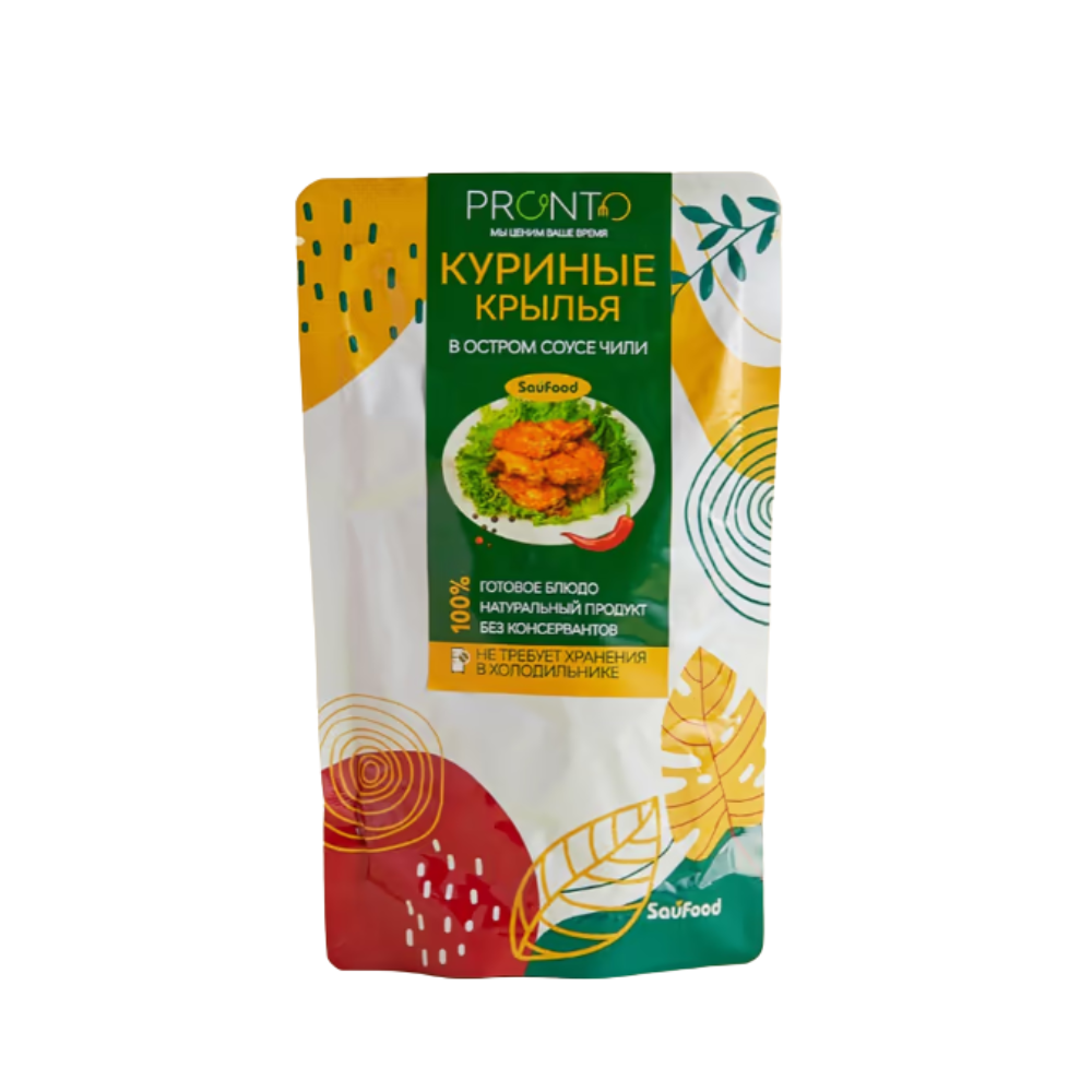 Куриные крылья в остром соусе чили SauFood Pronto 150 гр