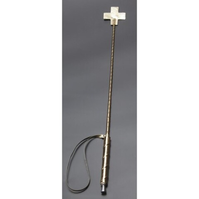 Золотой стек с крестом (золотой ,70 см ) (Цвет: золотой)
