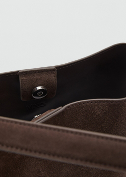 Сумка-шопер из замши