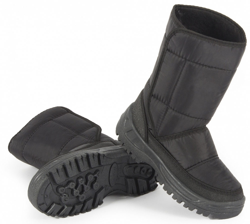 Сапоги женские Дутые Аляска ПВХ Step (арт.12-51-5), черный