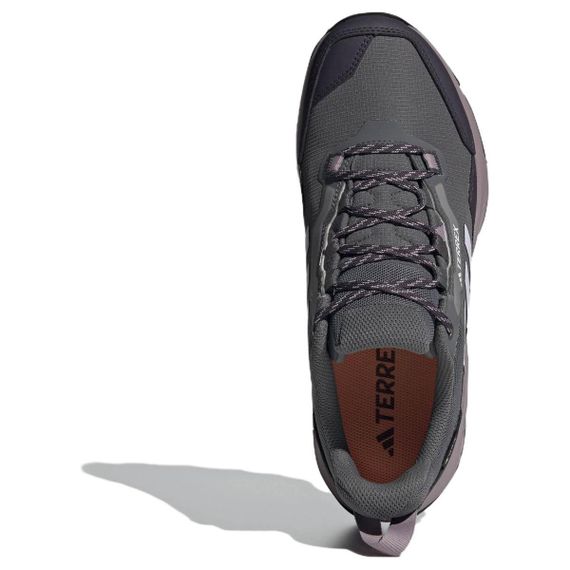 Adidas Terrex Ax4 Трекинговые ботинки низкого качества, которые являются темно-серыми/серебристыми/Темно-серо-синими Женскими