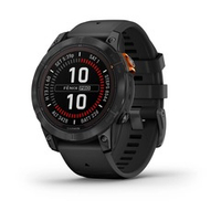 Garmin Fenix 7 Pro Solar серый с черным ремешком