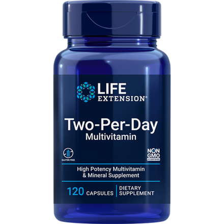 Two Per Day Мультивитамины 120 капсул Life Extension