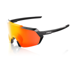 Спортивные очки 100% Korbin / Gloss Metallic Black / HiPER Red Multilayer Mirror