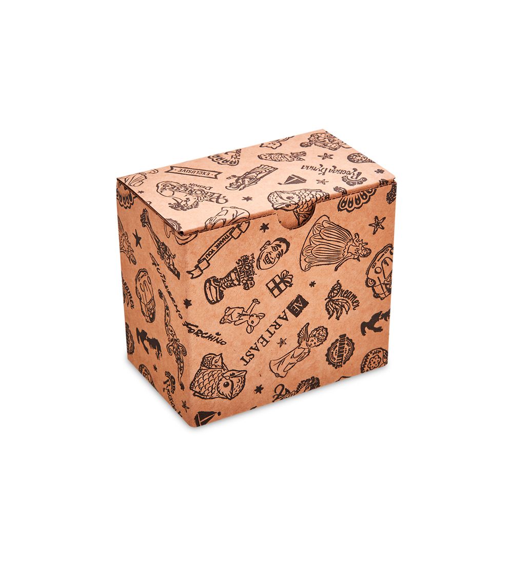 GAEM Art ГКП-05 Коробка с откидной крышкой, со складным дном гофрокартон 130х80х120