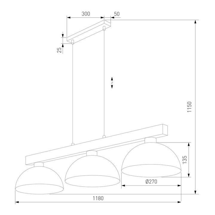 Подвесной светильник TK Lighting 4710 Oslo