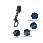 Черная массажная насадка на пенис «Оки-Чпоки» с кольцом на мошонку (Цвет: черный)