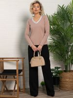 Блуза с кантом Либерти (беж) Б15597-50М LT Collection