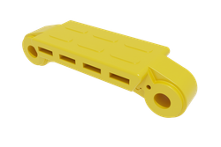 Подвесное полотно для встраиваемого  батута круг 210 - антивандальное  - 141 см.