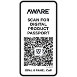 Opal с 6 панелями Aware™ кепка из переработанных материалов