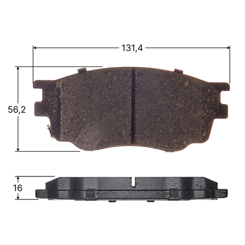 Колодки тормозные дисковые Avantech передние (противоскрипная пластина в компл.) AV749